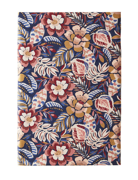 Prześcieradło satynowe bez ściągacza Essix Folk Flowers