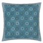 Poduszka dekoracyjna John Derian Indigo Circles Indigo