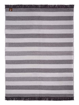 Koc Cotton Cloud Housie Zigzag stripes Grey