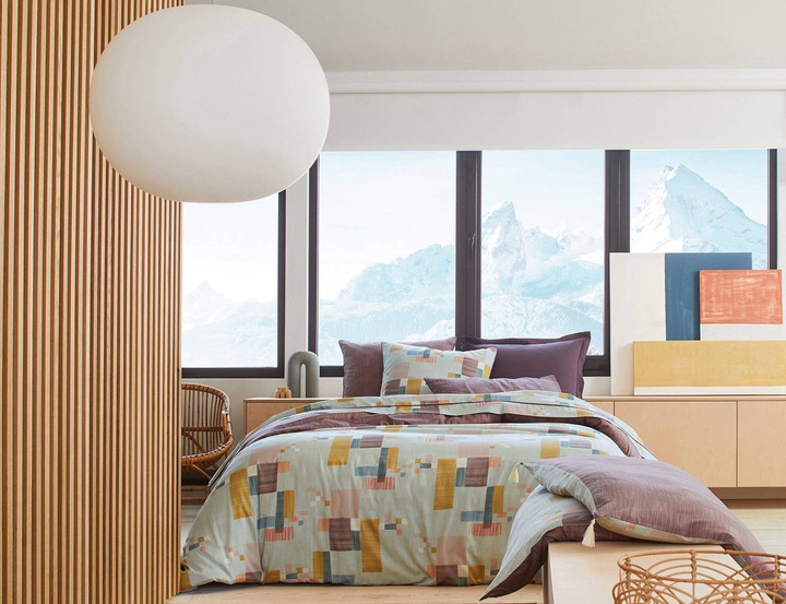 Poszwa satynowa Blanc Des Vosges Urban Fjord