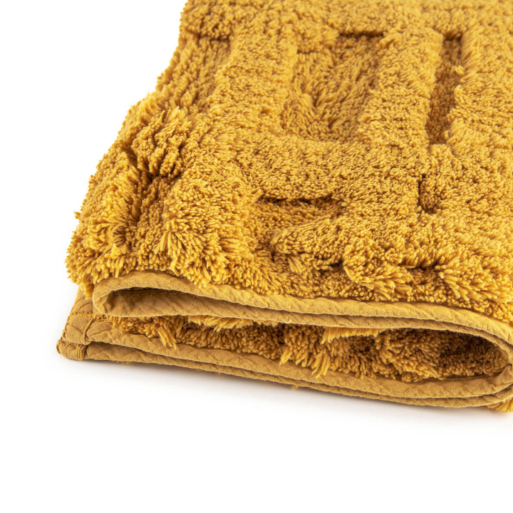 Dywanik łazienkowy Sorema Gaufre Pale Gold