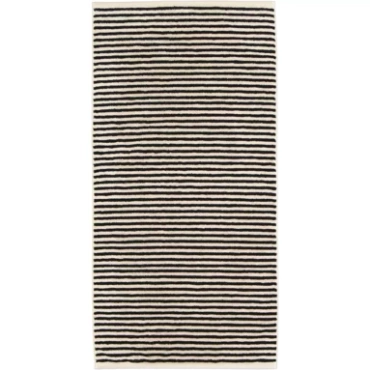 Ręcznik Cawo Natural Stripes Natur-schwarz OSTATNIE SZTUKI