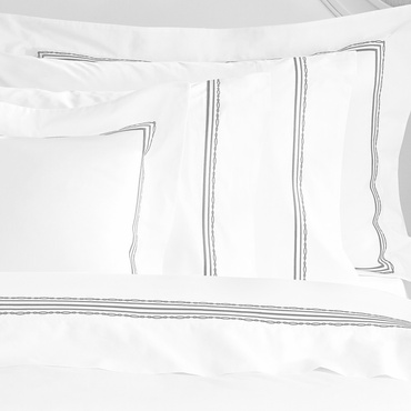 Poszewka perkalowa z plisą Valeron Atlas Stone Ostatnie Sztuki