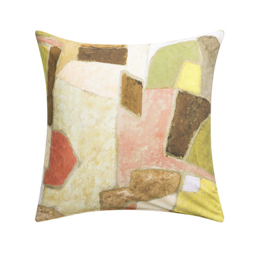 Poszewka perkalowa Designers Guild Clay Collage Terracotta