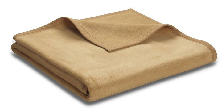 Koc bawełniany Biederlack Unicolour Kamel