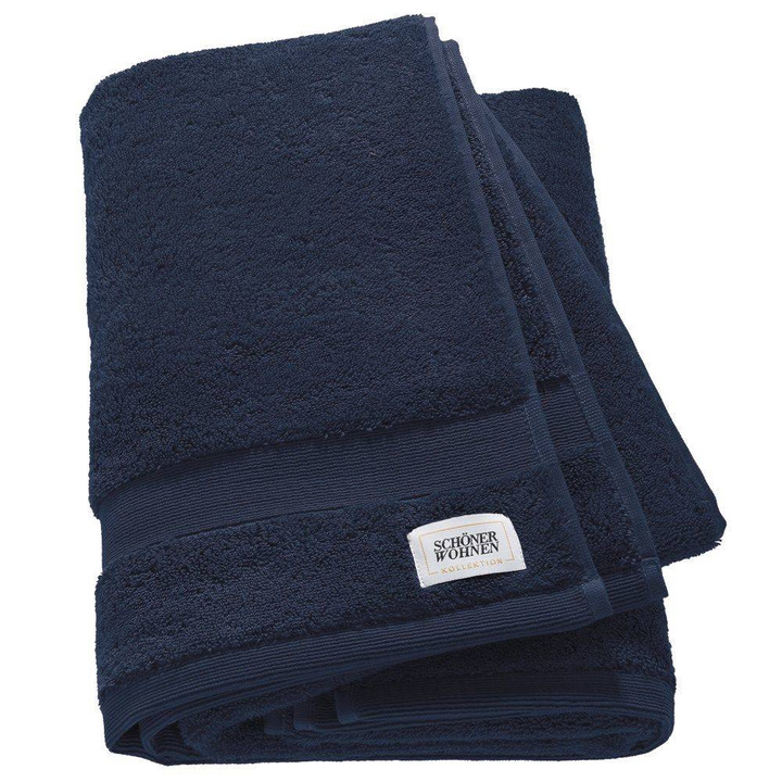 Ręcznik bawełniany Schöner Wohnen Cuddly Navy