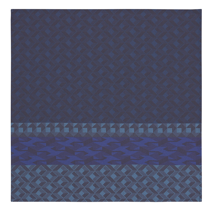 Serwetka plamoodporna Le Jacquard Français Caractère Enduit Blue