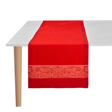 Bieżnik bawełniany Le Jacquard Français Voyage Iconique Red