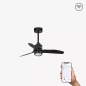 Wentylator sufitowy Faro Barcelona Just Fan XS Led Matt black DC SMART