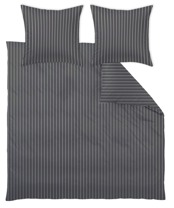 Komplet pościeli adamaszkowej Curt Bauer Belluno Stahlgrau