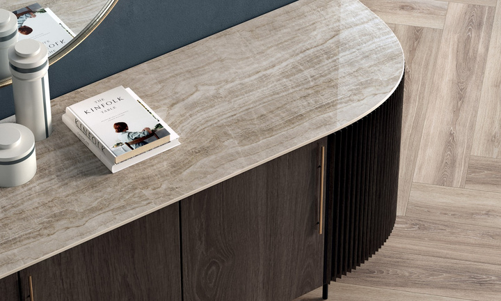 Blat porcelanowy ABK Stone Taj Mahal 1635x3230 soft 6 mm