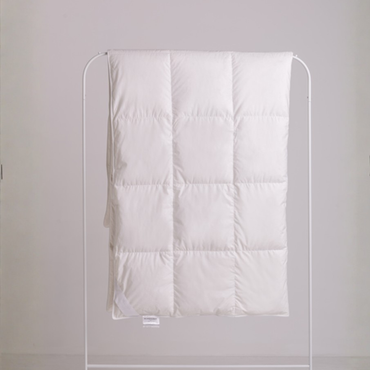 Kołdra puchowa Klasyczna Sypialnia Całoroczna (80% pierze, 100% tkanina bawełniana)