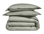 Pościel perkalowa Blanc Des Vosges Uni Oliwkowa