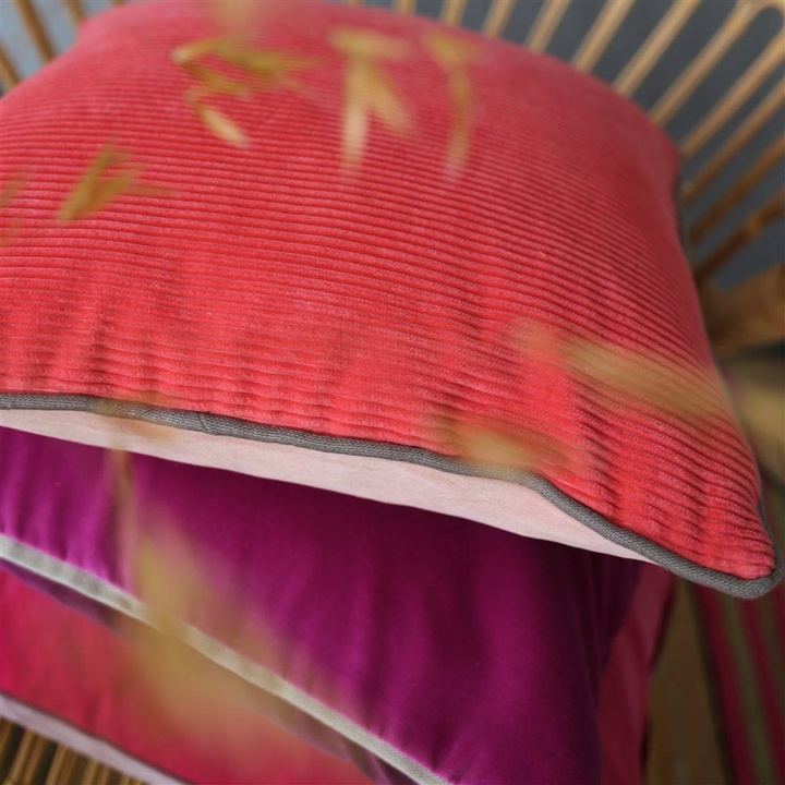 Poduszka dekoracyjna Designers Guild Varese Bright Fuchsia & Saffron