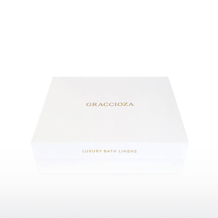 Szlafrok dziecięcy Graccioza Bee Waffle Silver