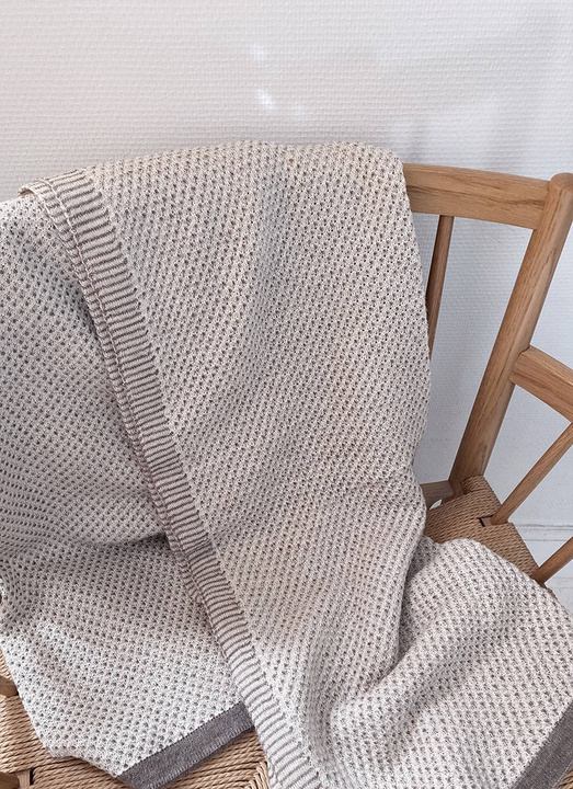 Pled wełniany Elvang Raindrops Ivory