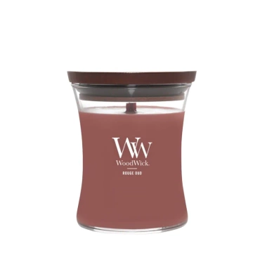 Średnia Świeca zapachowa WoodWick Rouge Oud