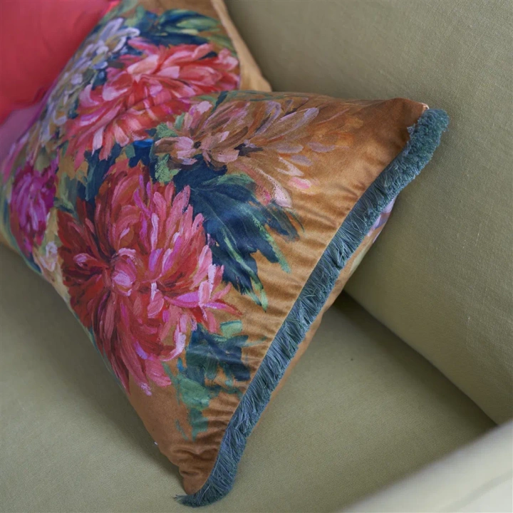 Poduszka dekoracyjna Designers Guild Fleurs D'Artistes Terracotta