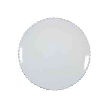 Talerz płytki Costa Nova Pearl White 22 cm 