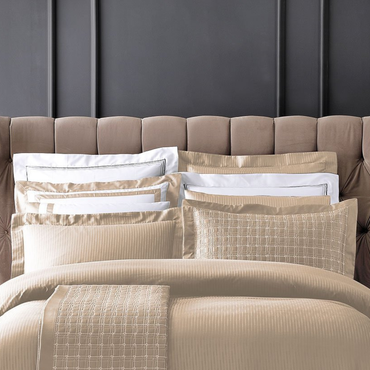 Poszewka żakardowa Valeron Linea Camel Ostatnie Sztuki