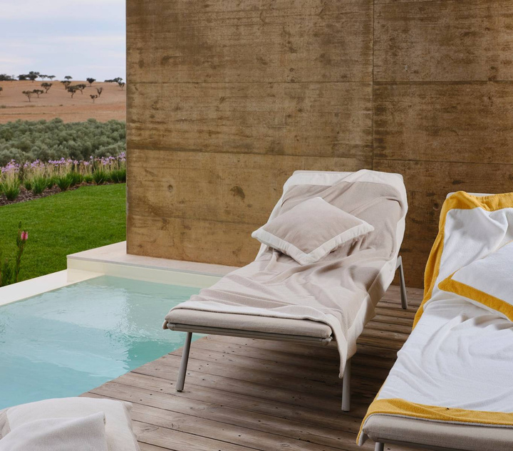 Ręcznik plażowy Abyss & Habidecor Portofino Safran