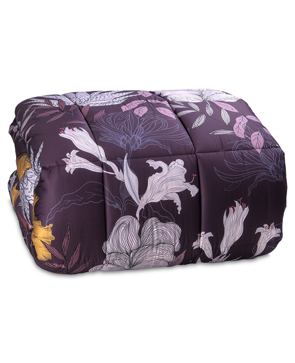 Narzuta satynowa Svad Dondi Botanica Burgundy