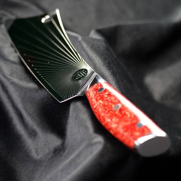 Nóż Dellinger Sandvik Northern Sun BBQ Max 210 mm Red