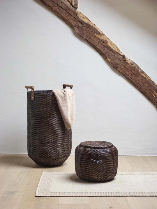 Kosz na pranie Aquanova CINO Pecan