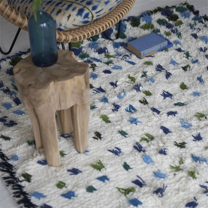 Dywan ręcznie tkany Designers Guild Valais Cobalt