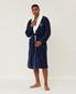 Szlafrok welurowy Lexington Hotel Contrast Dress Blue/White