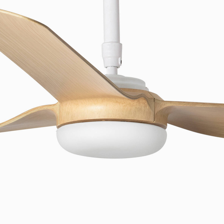 Wentylator sufitowy Faro Barcelona Punt M white/light wood DC