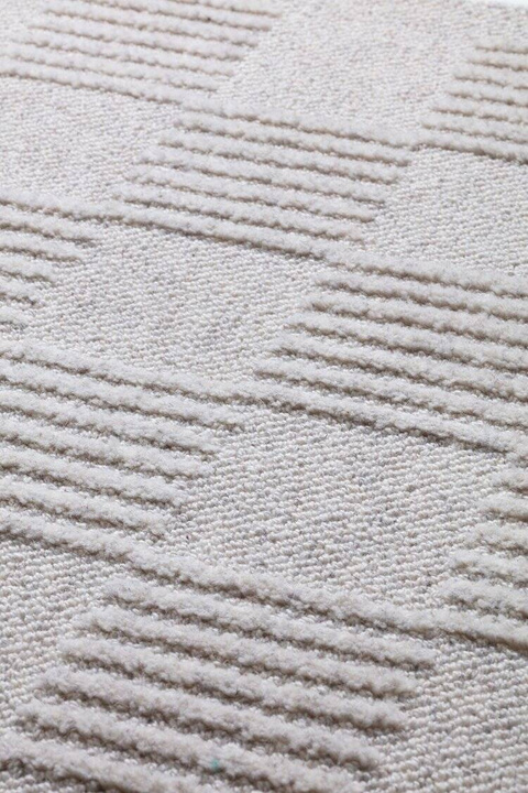 Dywan ręcznie tkany Ligne Pure Check Grey