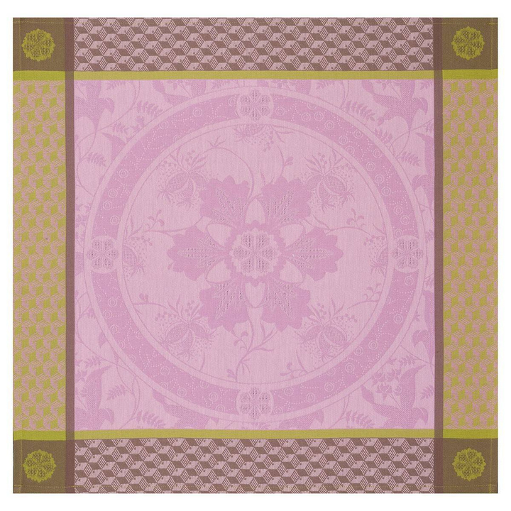 Serwetka bawełniana Le Jacquard Français Duchesse Różowa