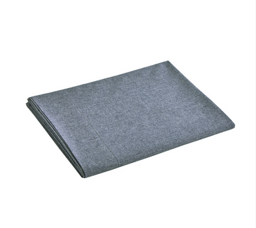 Prześcieradło ekologiczne bez ściągacza Blanc Des Vosges Avenir Ressources Ciemnoniebieskie