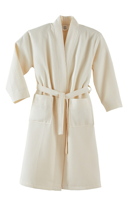 Szlafrok Blanc Des Vosges Manoir Kremowy