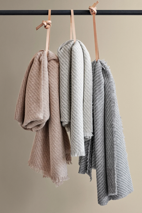 Pled wełniany Elvang Diagonal Grey