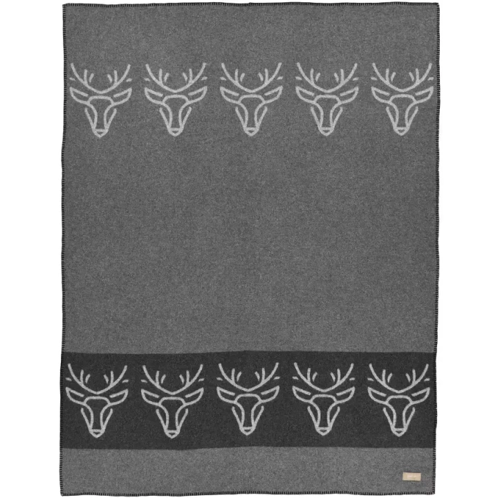 Pled wełniany Eskimo Zernez Anthracite/Grey