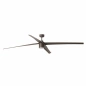 Wentylator sufitowy Faro Barcelona Attos LED XL Brown fan DC 