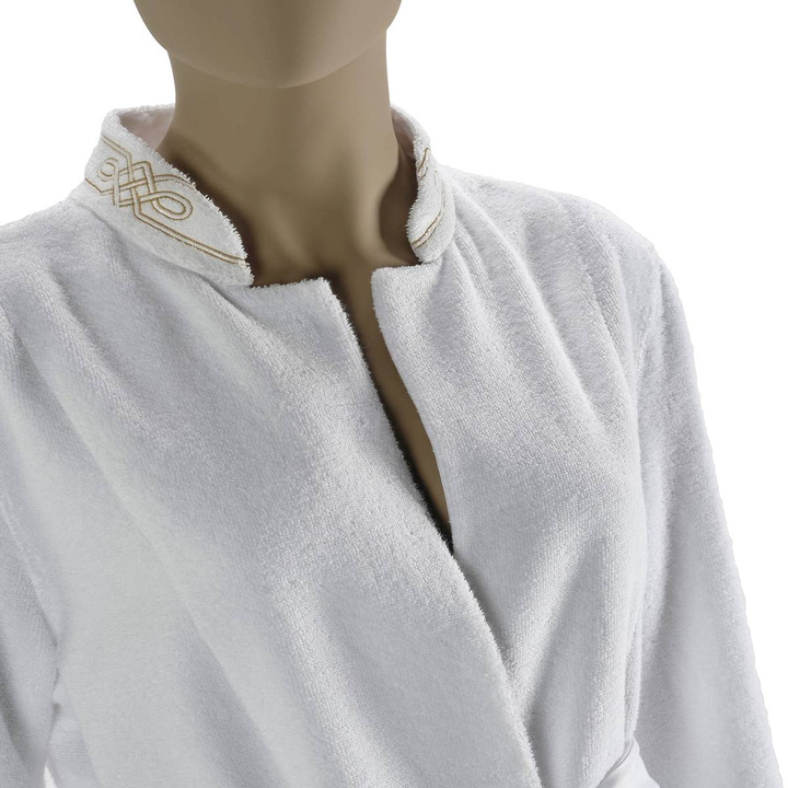 Szlafrok Abyss & Habidecor Spencer White/Gold