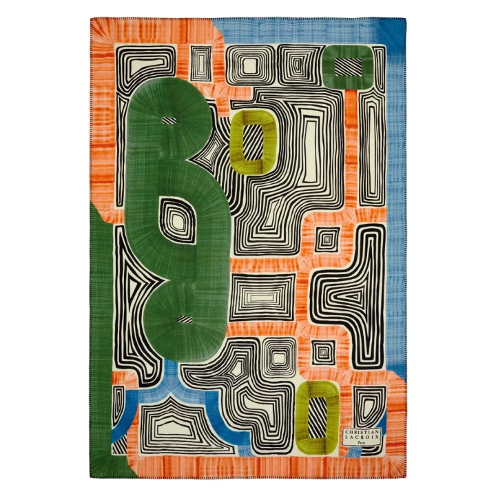 Koc wełniany Christian Lacroix En Allant Aux Baux Cypres