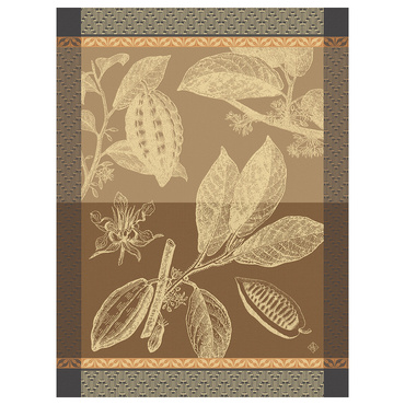 Ściereczka kuchenna Le Jacquard Français Chocolats Fève Brown