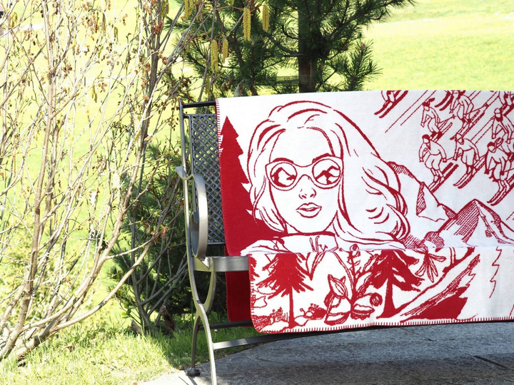 Koc bawełniany Eskimo Swiss Art 1