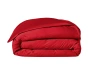 Pościel satynowa Blanc Des Vosges Uni Czerwona