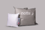Poduszka puchowa Notte Perla (90% puch, 100% tkanina bawełniana) 
