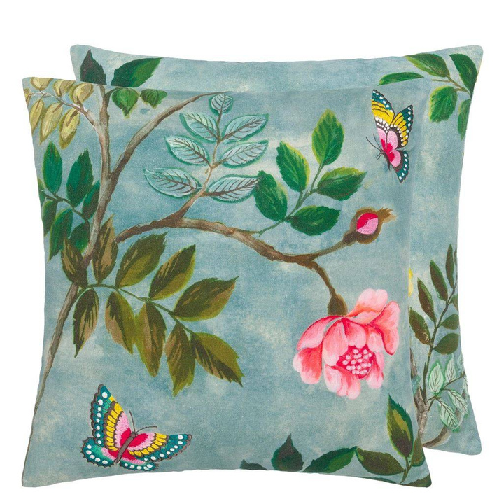 Poduszka dekoracyjna Designers Guild Papillon Chinois Teal