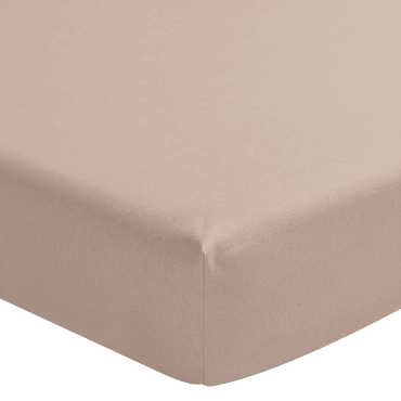 Prześcieradło lniane ze ściągaczem Alexandre Turpault Nouvelle Vague Beige Pink