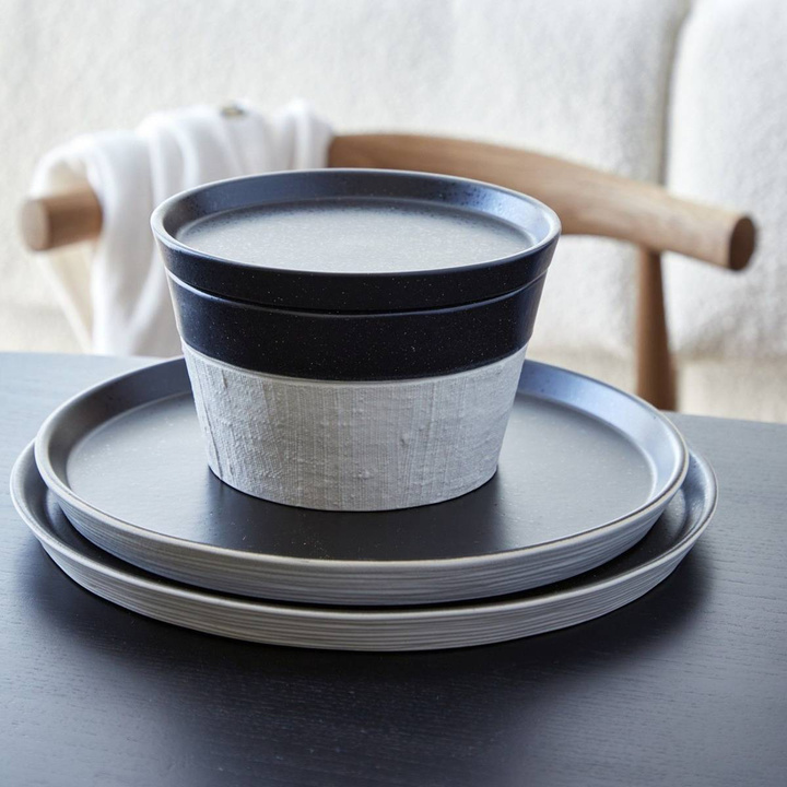 Miska Costa Nova Nótos Latitude Black Casserole z przykrywką 16 cm