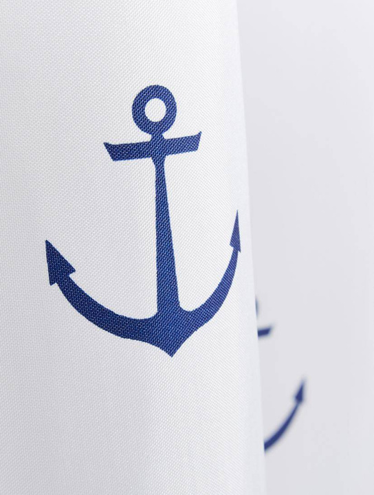 Zasłona prysznicowa Kleine Wolke Anchor Dark Blue Ostatnie Sztuki 