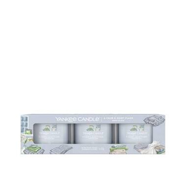 Świeca zapachowa Yankee Candle A Calm & Quiet Place mini - 3 pack