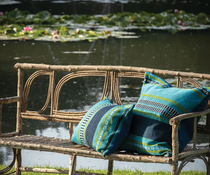 Poduszka dekoracyjna William Yeoward Outdoor Pajarito Jade